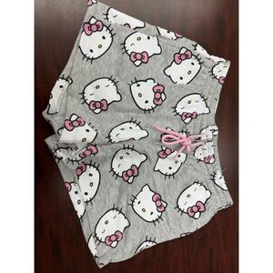 Hello Kitty Grey Character Shorts with Pockets Size Medium